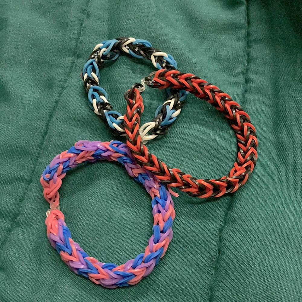 Loom Band Jewelry 🩵💚🩷